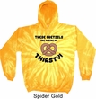 Funny Hoodie Thirsty Pretzels Tie Dye Hoody