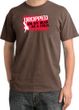 Funny Pigment Dyed T-Shirt - Dropped On My Head As A Child Chestnut