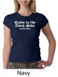 Funny Shirt Come To The Dark Side Ladies Crew Neck Shirt