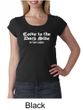Funny Shirt Come To The Dark Side Ladies Scoop Neck Shirt