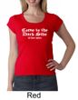 Funny Shirt Come To The Dark Side Ladies Scoop Neck Shirt