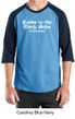 Funny Shirt Come To The Dark Side We Have Cookies Adult Raglan Shirt