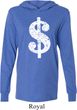 Funny Shirt Distressed Dollar Sign Lightweight Hoodie Tee