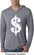 Funny Shirt Distressed Dollar Sign Lightweight Hoodie Tee T-Shirt