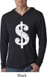 Funny Shirt Distressed Dollar Sign Lightweight Hoodie Tee T-Shirt