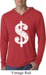 Funny Shirt Distressed Dollar Sign Lightweight Hoodie Tee T-Shirt