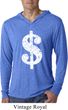 Funny Shirt Distressed Dollar Sign Lightweight Hoodie Tee T-Shirt