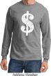 Funny Shirt Distressed Dollar Sign Long Sleeve Tee T-Shirt