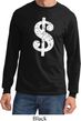 Funny Shirt Distressed Dollar Sign Long Sleeve Tee T-Shirt