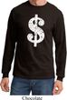 Funny Shirt Distressed Dollar Sign Long Sleeve Tee T-Shirt
