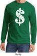 Funny Shirt Distressed Dollar Sign Long Sleeve Tee T-Shirt