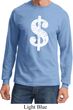 Funny Shirt Distressed Dollar Sign Long Sleeve Tee T-Shirt