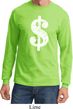 Funny Shirt Distressed Dollar Sign Long Sleeve Tee T-Shirt