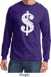 Funny Shirt Distressed Dollar Sign Long Sleeve Tee T-Shirt