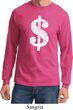 Funny Shirt Distressed Dollar Sign Long Sleeve Tee T-Shirt