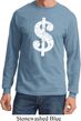 Funny Shirt Distressed Dollar Sign Long Sleeve Tee T-Shirt
