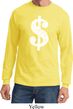 Funny Shirt Distressed Dollar Sign Long Sleeve Tee T-Shirt