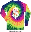 Funny Shirt Distressed Dollar Sign Long Sleeve Tie Dye Tee Shirt