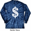 Funny Shirt Distressed Dollar Sign Long Sleeve Tie Dye Tee Shirt