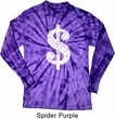 Funny Shirt Distressed Dollar Sign Long Sleeve Tie Dye Tee Shirt