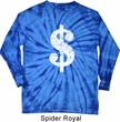 Funny Shirt Distressed Dollar Sign Long Sleeve Tie Dye Tee Shirt
