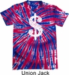 Funny Shirt Distressed Dollar Sign Patriotic Tie Dye Tee T-shirt