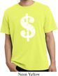 Funny Shirt Distressed Dollar Sign Pigment Dyed Tee T-Shirt