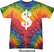 Funny Shirt Distressed Dollar Sign Tie Dye Tee T-shirt