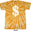 Funny Shirt Distressed Dollar Sign Twist Tie Dye Tee T-shirt