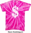 Funny Shirt Distressed Dollar Sign Twist Tie Dye Tee T-shirt