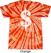 Funny Shirt Distressed Dollar Sign Twist Tie Dye Tee T-shirt