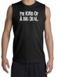 Funny Shirt I'm Kind of a Big Deal White Print Muscle Shirt Black