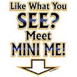 Funny Shirt Like What You See Meet Mini Me Tee Shirt