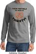Funny Shirt Thirsty Pretzels Long Sleeve Tee T-Shirt
