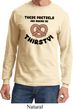 Funny Shirt Thirsty Pretzels Long Sleeve Tee T-Shirt