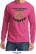 Funny Shirt Thirsty Pretzels Long Sleeve Tee T-Shirt