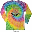 Funny Shirt Thirsty Pretzels Long Sleeve Tie Dye Tee Shirt