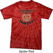 Funny Shirt Thirsty Pretzels Spider Tie Dye Tee T-shirt