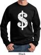 Funny Sweatshirt Distressed Dollar Sign Sweat Shirt