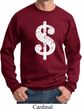 Funny Sweatshirt Distressed Dollar Sign Sweat Shirt