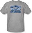 Funny T-shirt - Detroit Run Like Hell Heather Gray Tee