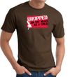 Funny T-Shirt - Dropped On My Head As A Child Adult Brown Tee Shirt
