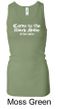 Funny Tank Come To The Dark Side Ladies Longer Length Racerback Tank