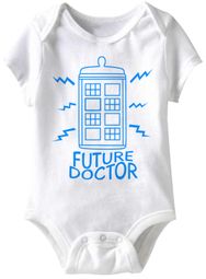 Future Doctor Funny Baby Romper White Infant Babies Creeper Future Doctor Funny Baby Romper White Infant Babies Creeper