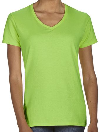 Gildan G500VL Women's Heavy Cotton V-Neck T-Shirt 