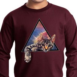 Galactic Cat Kids Long Sleeve Shirt