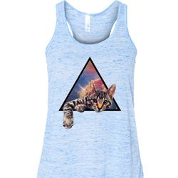 Galactic Cat Ladies Flowy Racerback