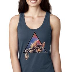 Galactic Cat Ladies Ideal Racerback