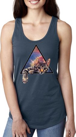 Galactic Cat Ladies Ideal Racerback