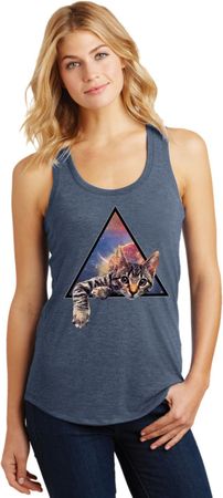 Galactic Cat Ladies Racerback Tank Top